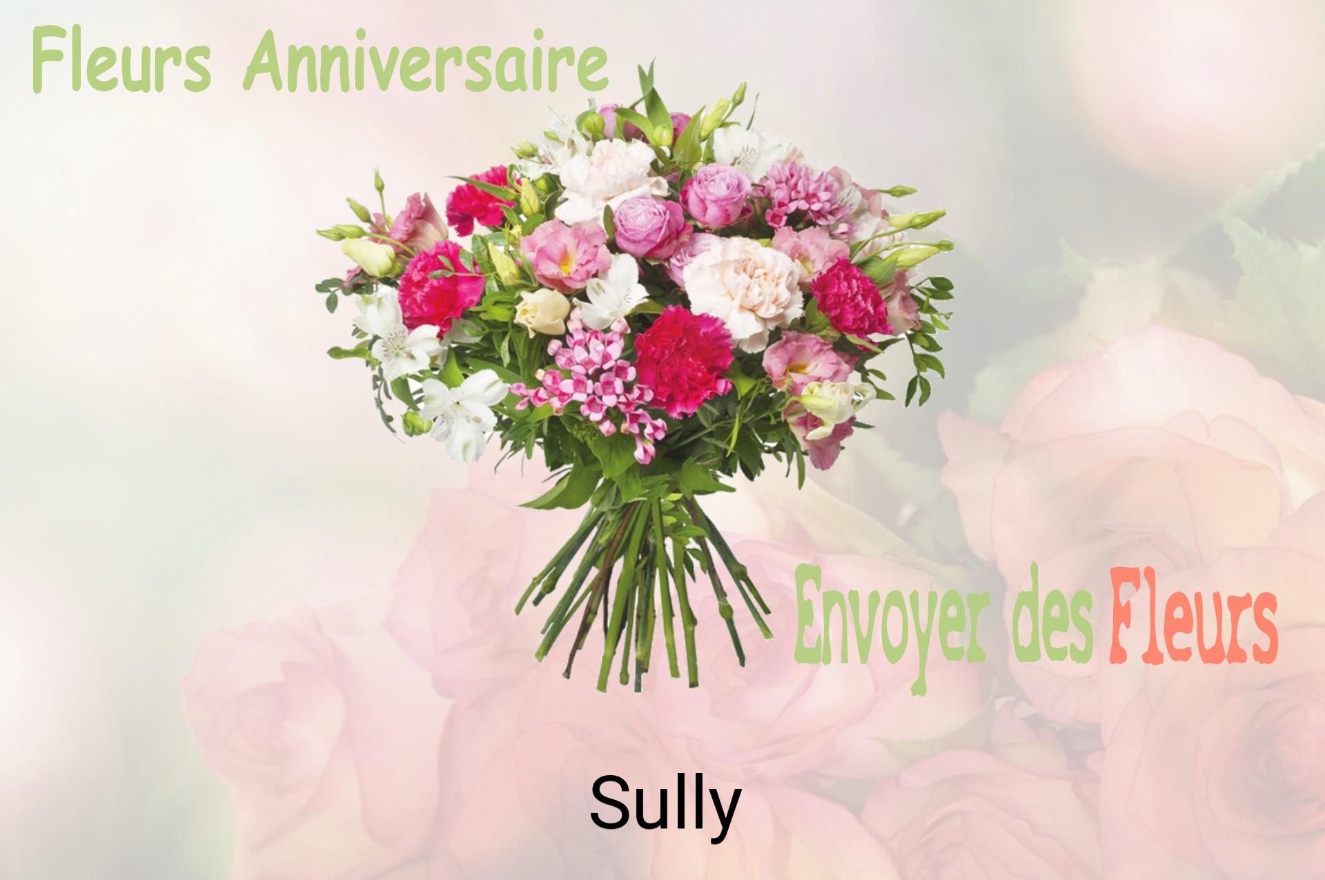 Bouquet de fleurs d’anniversaire livré à Sully