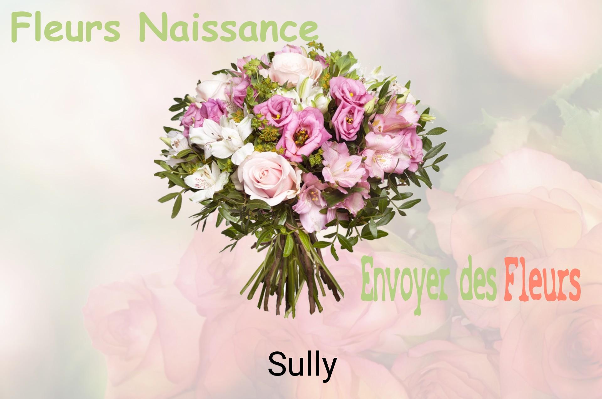 Bouquet de fleurs de naissance livré à Sully